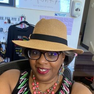 Stylish Tan Fedora with Black Band